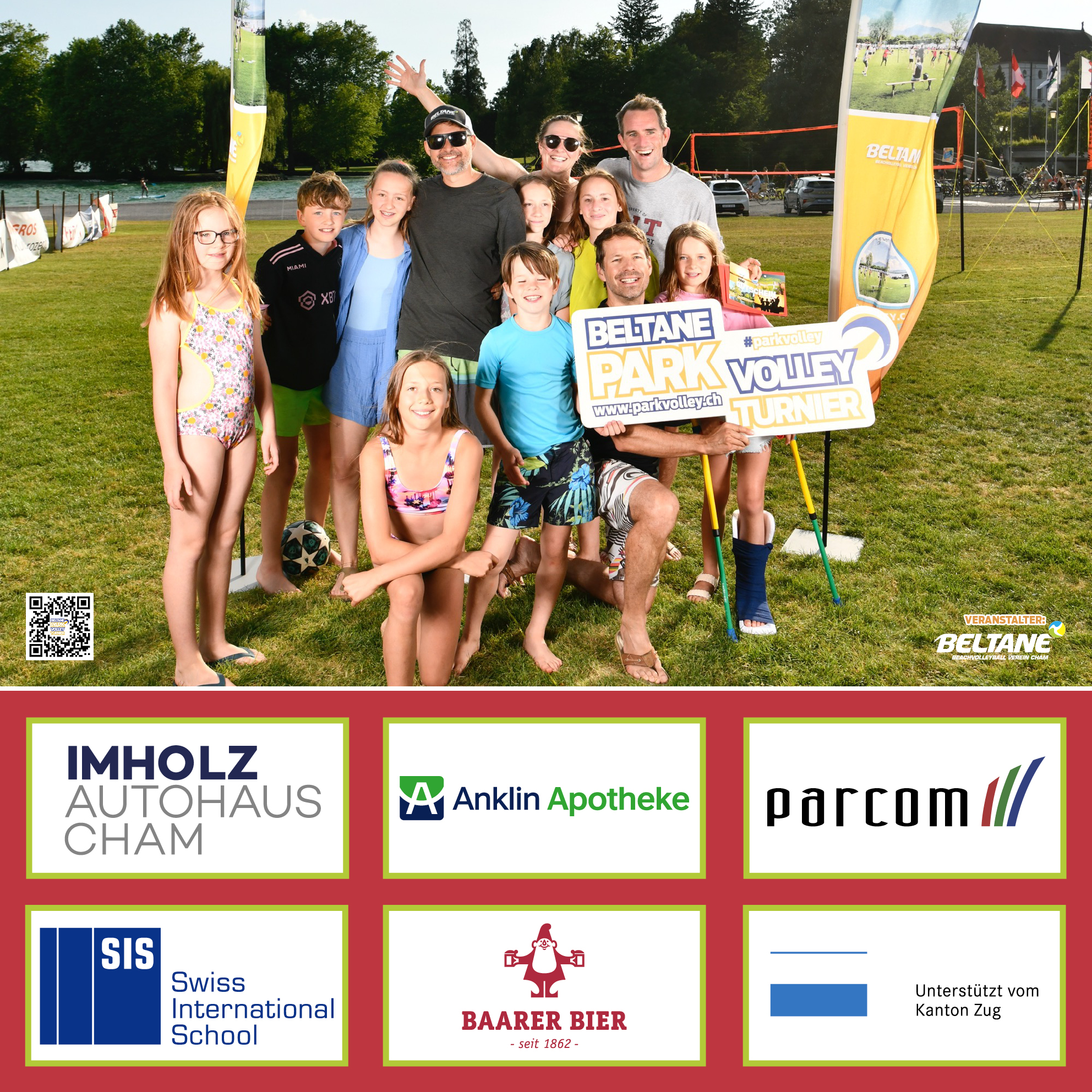 Netzroller par excellence am Beltane Park-Volleyball Turnier 2025 in Cham